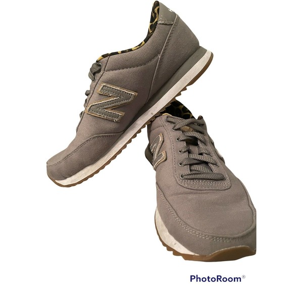 New Balance Grey /Tan / Cheetah Print Walking Shoes Women's Size 8 WZ501TLC - Picture 4 of 6